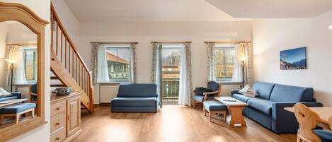 Tv och ett bordtennisbord