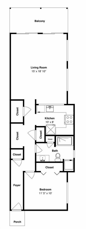 公寓客房 (1 Bedroom) | 住宿設施服務