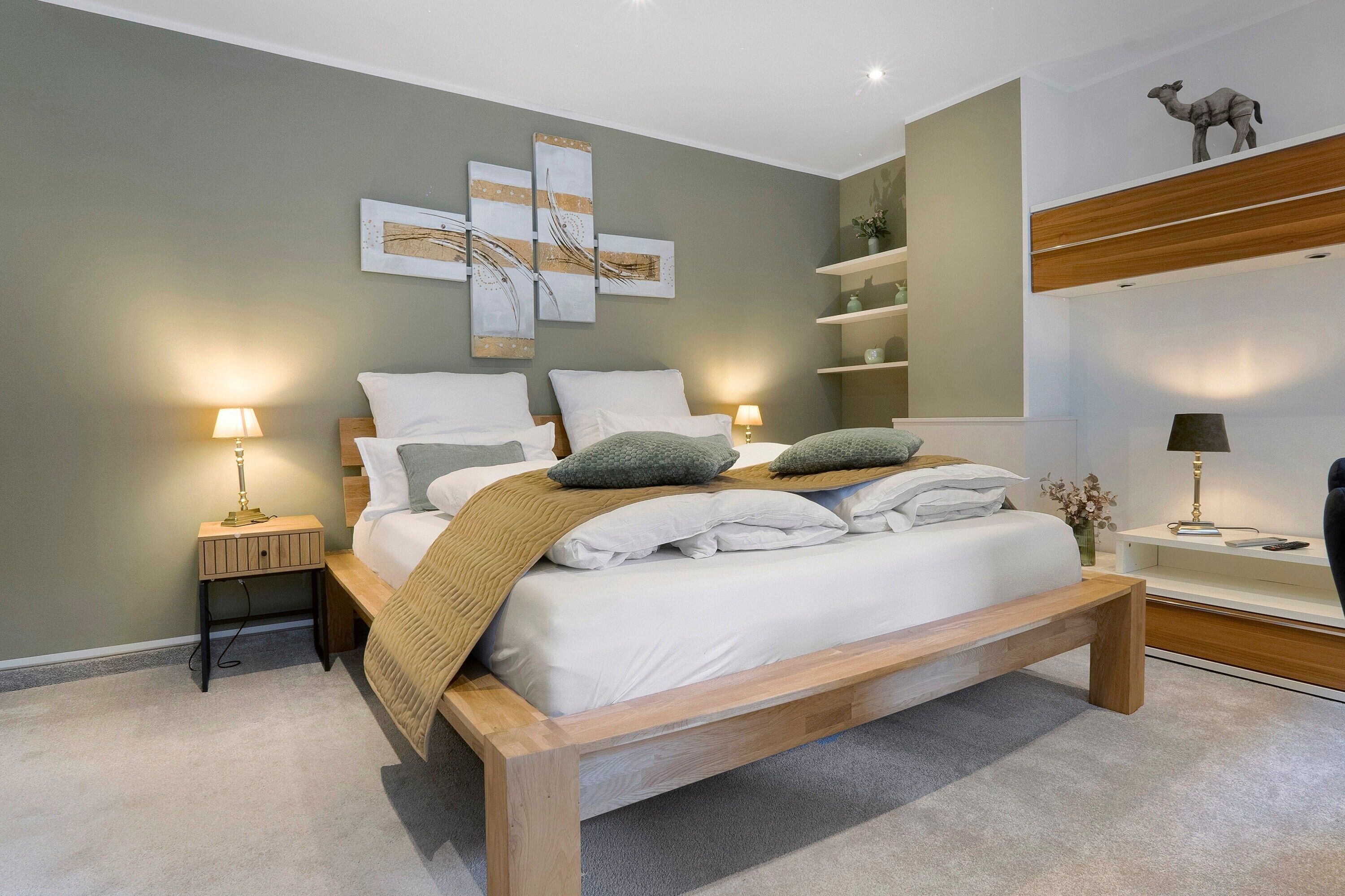 2 habitaciones, tabla de planchar con plancha y wifi gratis 