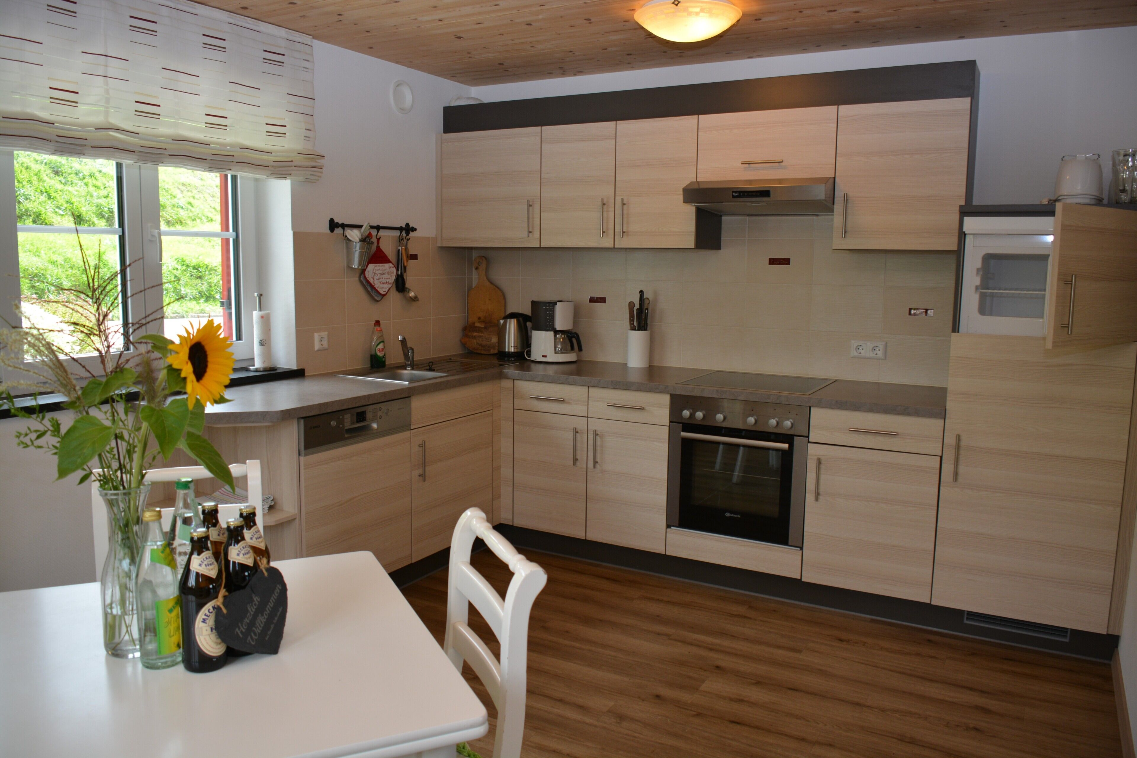 Kjøleskap, ovn, kokeplater og oppvaskmaskin