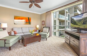 Télévision, lecteur de DVD, chaîne hi-fi