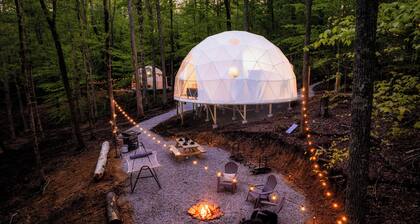 Luxury Dome Close w/ Sauna, Fire Pit, Close to Brimstone, Big South Fork