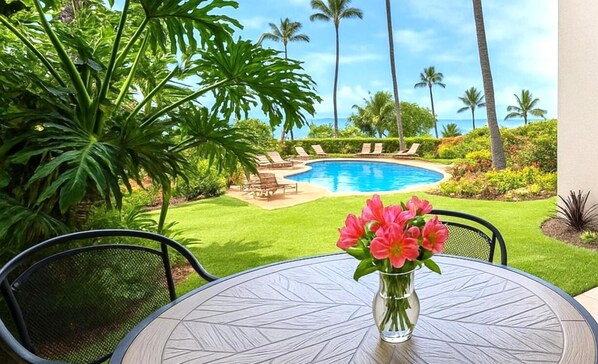 Condo (1 Bedroom) | Terrasse/patio