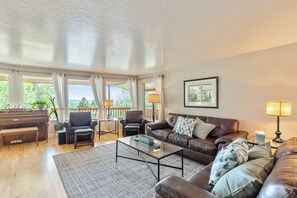 Smart TV, table football, books, printers