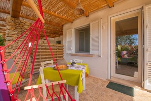 Outdoor dining - Cava Li Santi Residence - Monolocale 2 Int 8 (Santa Caterina)
