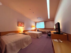 Standard Δίκλινο Δωμάτιο (Twin) | Γραφείο, χώρος εργασίας για λάπτοπ, δωρεάν Wi-Fi, κλινοσκεπάσματα 