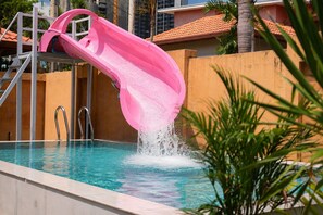 Villa Premium, 3 camere da letto, vista piscina | Vista dalla camera