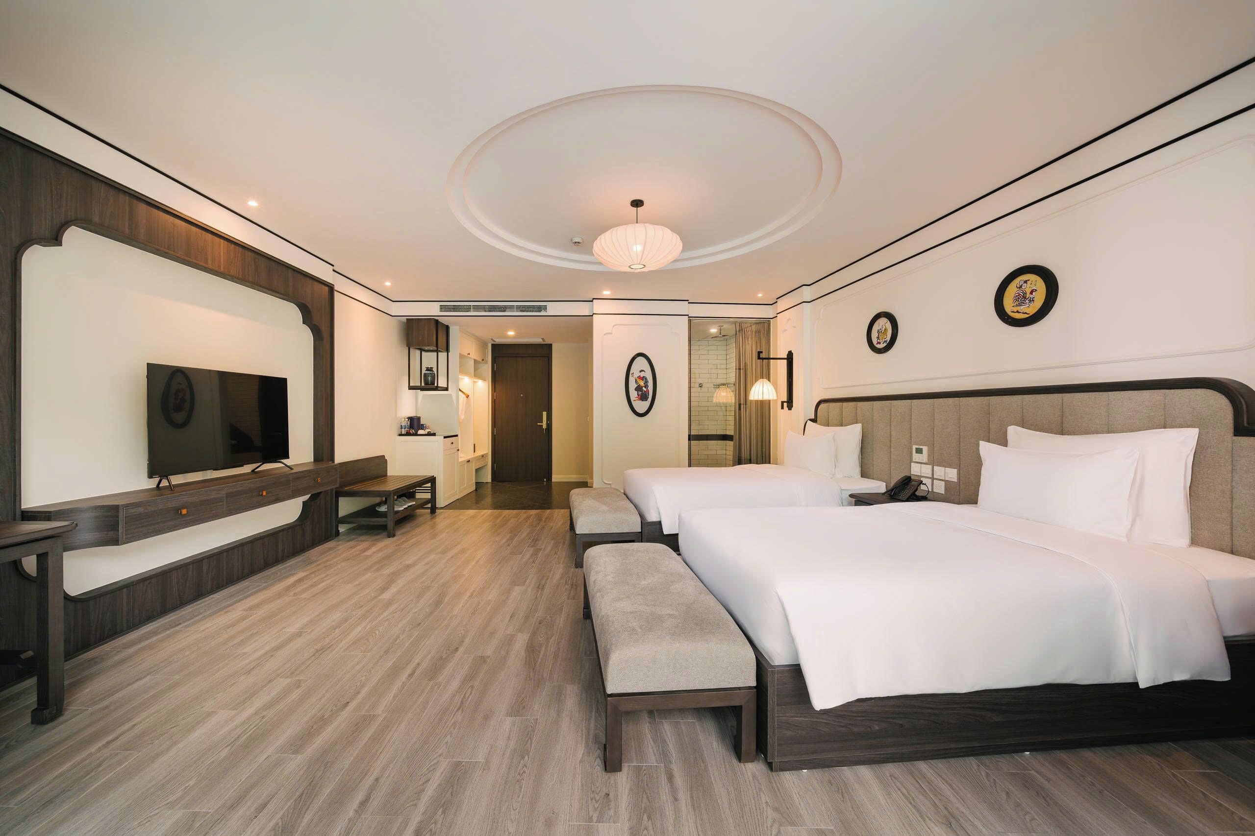 Kahden hengen executive-huone (yksi tai kaksi sänkyä), vuoristonäköala | Yksilöllisesti sisustettu, yksilöllisesti kalustettu, työpöytä