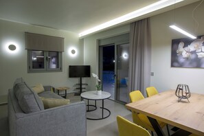 Living area - Valley House in the heart of the meadow of Vassiliki village (Vasiliki)