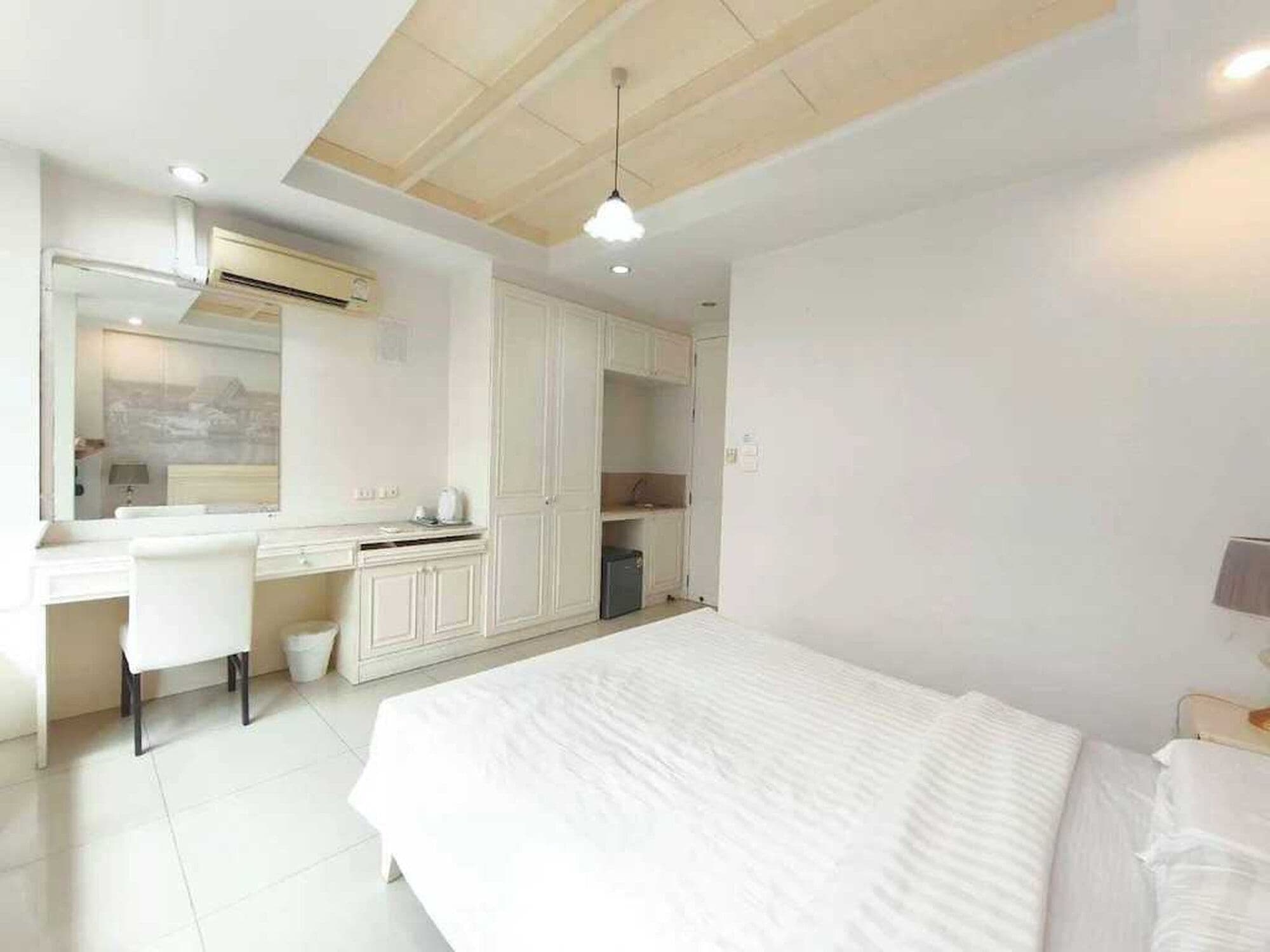 ห้องซูพีเรียดับเบิล | โต๊ะทำงาน, Wi-Fi ฟรี, ผ้าปูที่นอน