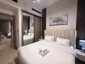 2 soverom, strykejern/-brett, wi-fi og sengetøy