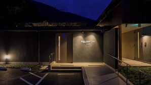 A modern building with a sign reading "Rakuten STAY VILLA Hakone Togendai". - Rakuten STAY VILLA Hakone Togendai (Hakone)