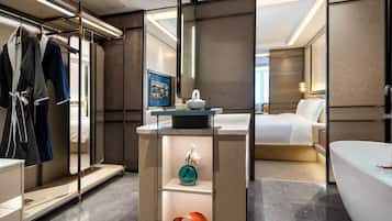 Luxury Suite, River View | 1 bedroom, premium bedding, memory foam beds, minibar