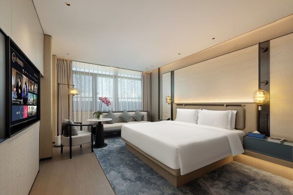 Premium bedding, memory foam beds, minibar, desk - Shanghai Hongqiao Heyitang Hotel (Shanghai)
