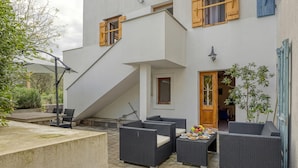 Apartamento família, 1 quarto, terraço (Stella Maris Apt /w Terrace) | Terraço/pátio