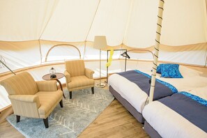 Hawaiians TentB(Non-smoking) | In-room safe, free WiFi, bed sheets - Hawaiians Glamping Mauna Village (Iwaki)