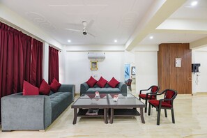 Sitteområde i lobbyen