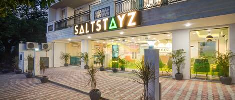 Entrée de l’hébergement