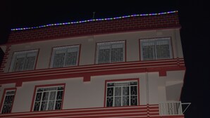 Front of property - evening/night - Elysian Home (Shillong)