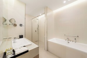 Superior Suite, Sea View | Bathroom | Slippers, towels - Barcelo Hotel & Residences, Bahrain (Manama)