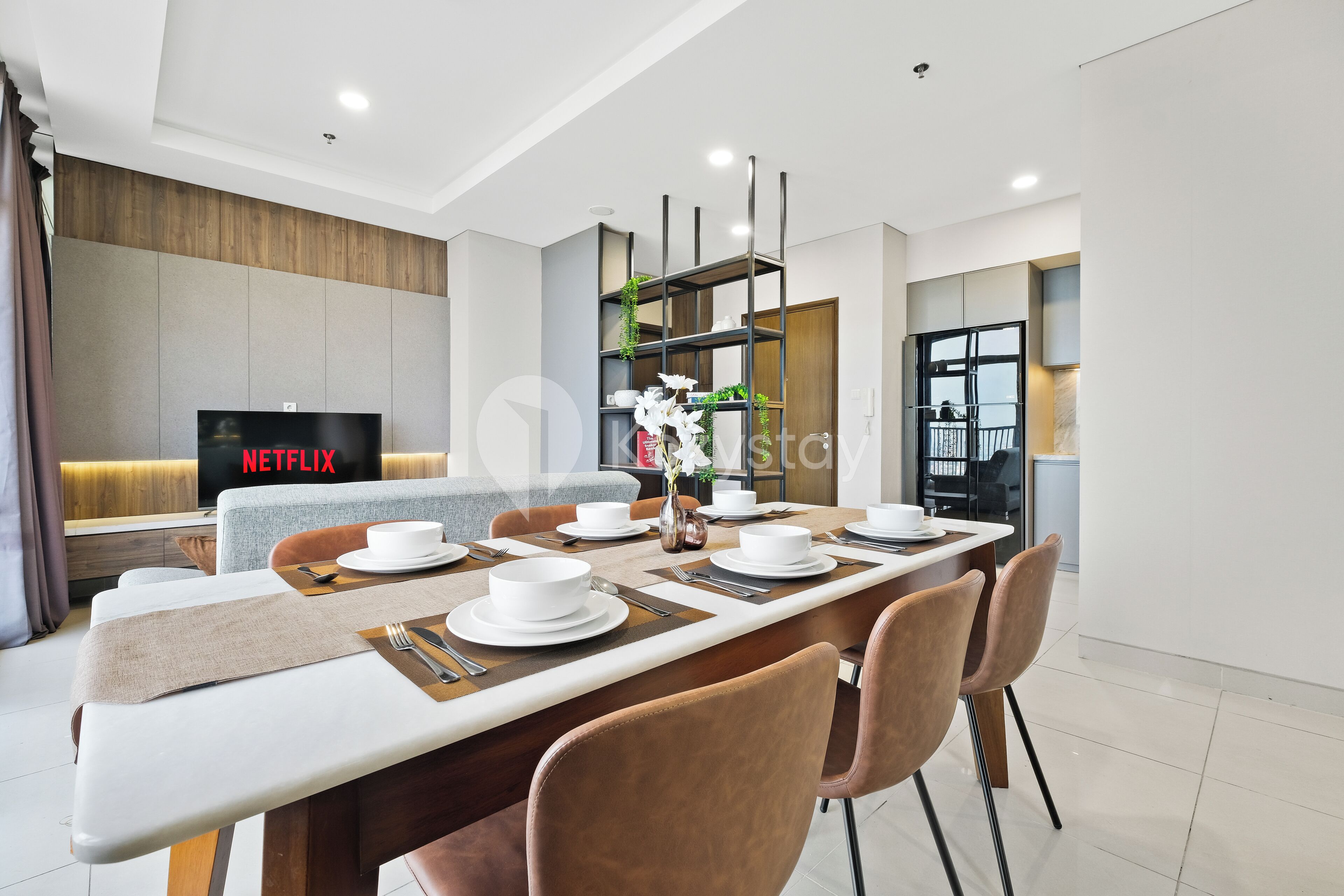 Apartment, 3 Bedrooms, City View | Dining room