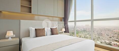 Departamento, 3 habitaciones, vista a la ciudad | 3 habitaciones y espacio para trabajar con laptop