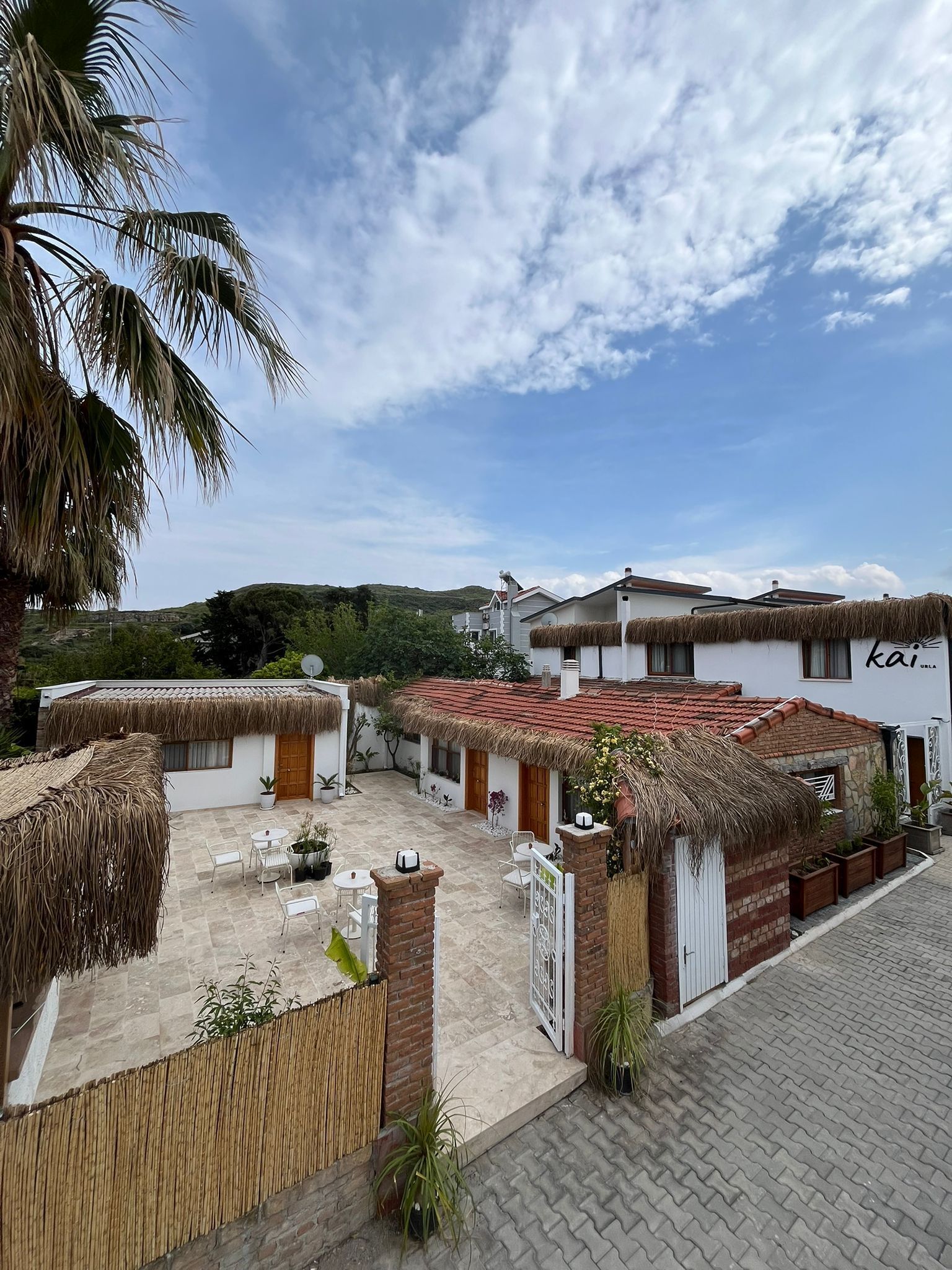 Majoituspaikan julkisivu