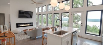 Luxury Lakeview Retreat with Hot Tub!