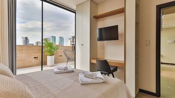 1 slaapkamer, een strijkplank/strijkijzer, wifi, beddengoed