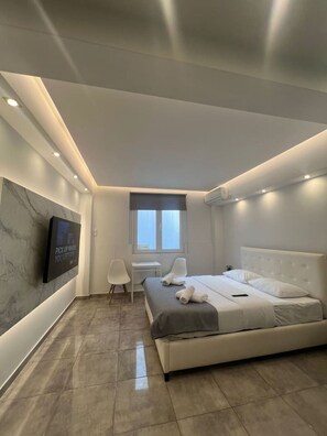 1 soverom, strykejern/-brett, wi-fi og sengetøy