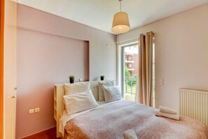 1 bedroom, iron/ironing board, travel crib, WiFi