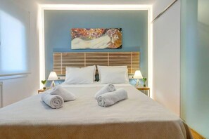 2 chambres, fer et planche à repasser, Wi-Fi, draps fournis