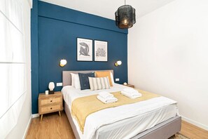 1 室のベッドルーム、アイロン / アイロン台、WiFi、ベッドシーツ