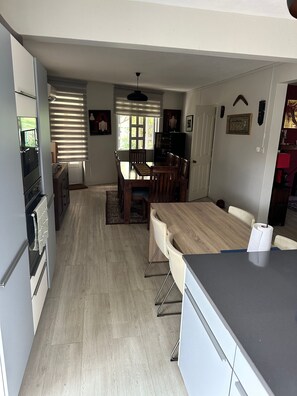House, 4 Bedrooms, Smoking, Private Pool | Dining room - Villa les Dauphins Great for Families (La Gaulette)