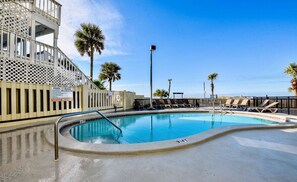 A heated pool - Gulf-Front Getaway! Stylish Condo at Sunbird Resort (Panama City Beach)