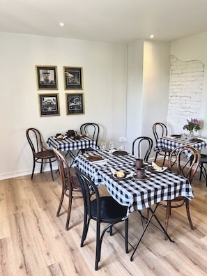 Kontinental frokost er inkludert hver dag