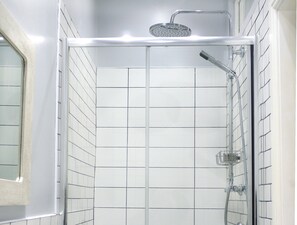 Shower, hair dryer