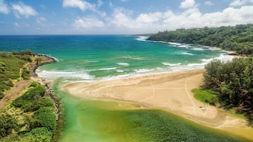 Una spiaggia nelle vicinanze