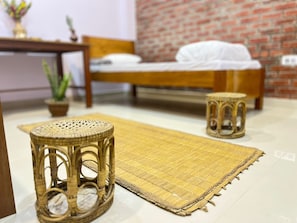 Desk, laptop workspace, free WiFi, bed sheets - Eco Heritage Villas & Resort (Imphal)
