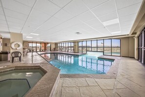 Indoor pool, outdoor pool