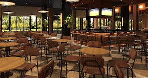 6 Bars/Lounges, 2 Bars im Pool