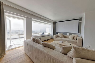 Penthouse avec Cinéma Privé