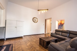 Apartment, Multiple Beds, Kitchen | Living area - Horizon Apartments - Koletek (Kraków)