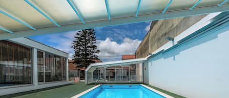 Indoor pool, seasonal outdoor pool
