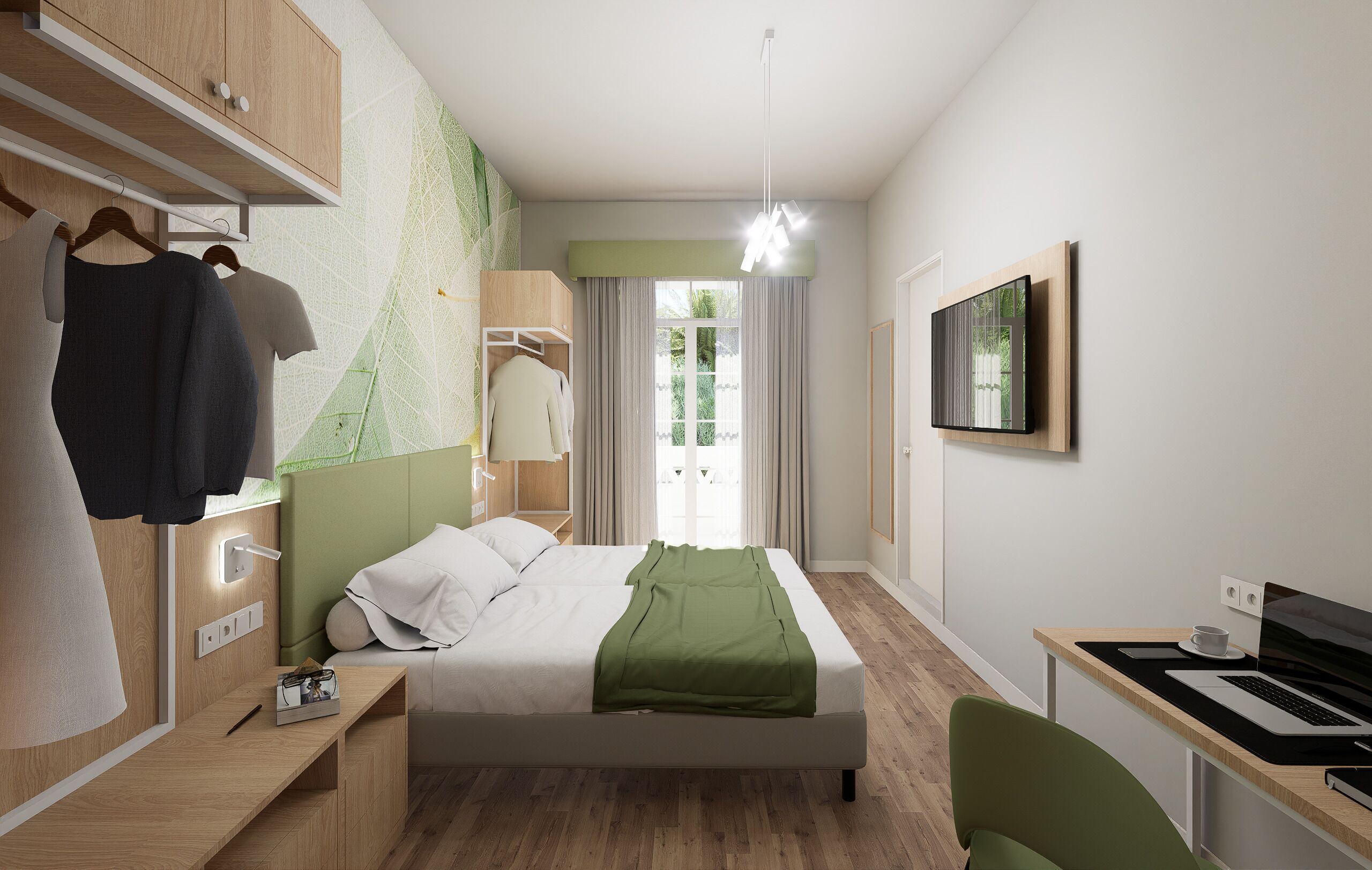 Bureau, espace de travail pour ordinateur portable, lits bébé (gratuits)