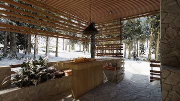 Peak Chalet | Eigene Küche | Großer Kühlschrank, Ofen, Herdplatte, Geschirrspüler