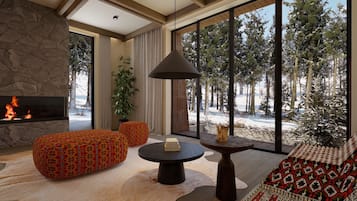 Peak Chalet | Khu phòng khách