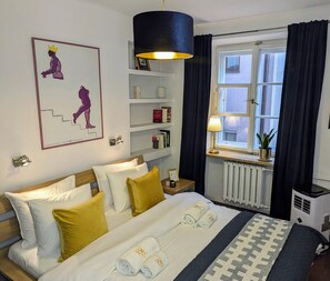 1 bedroom, desk, iron/ironing board