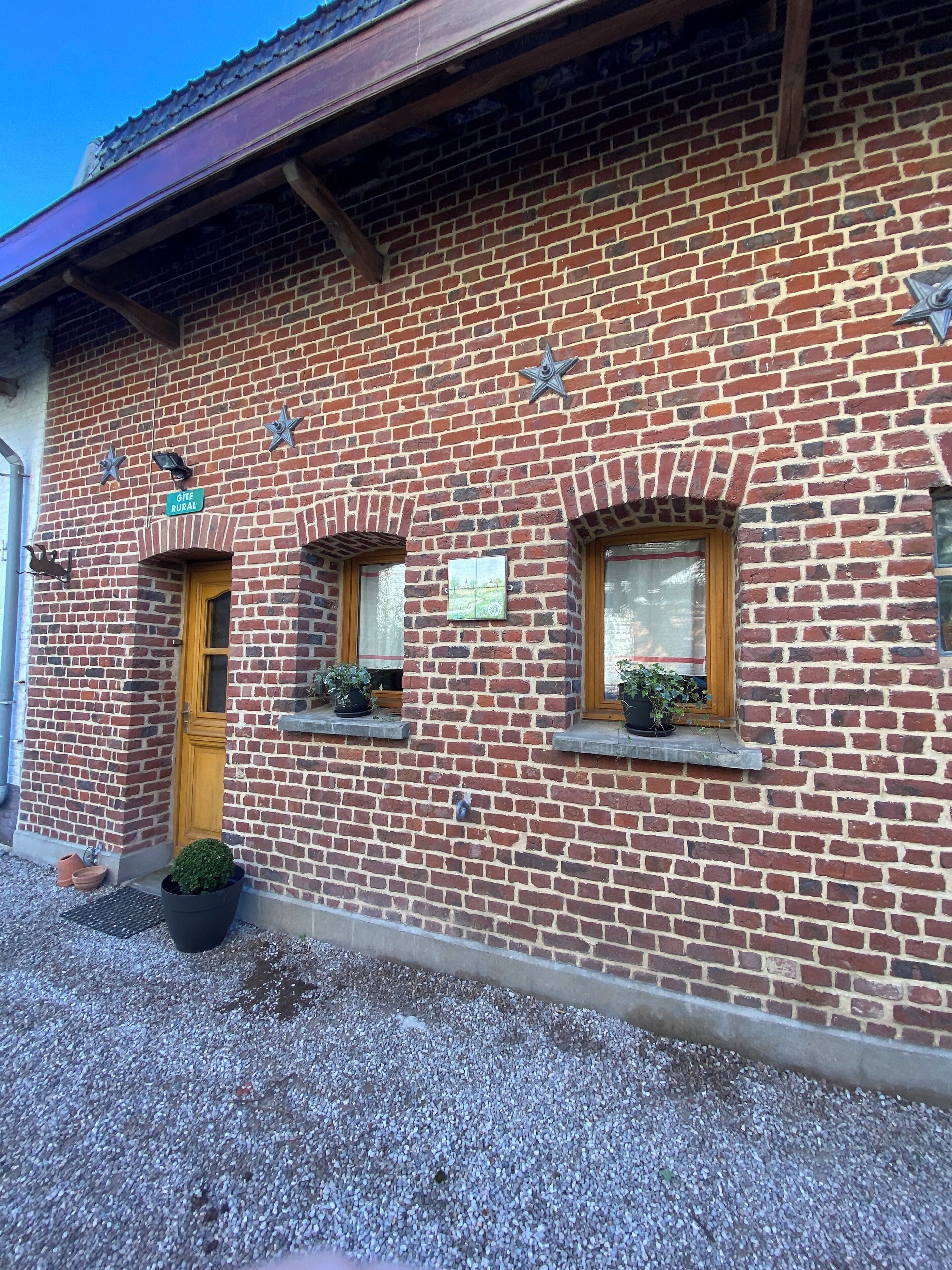 Façade de l’hébergement