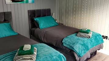 Chalet | 2 kamar tidur, setrika/meja setrika, Wi-Fi gratis, dan seprai linen